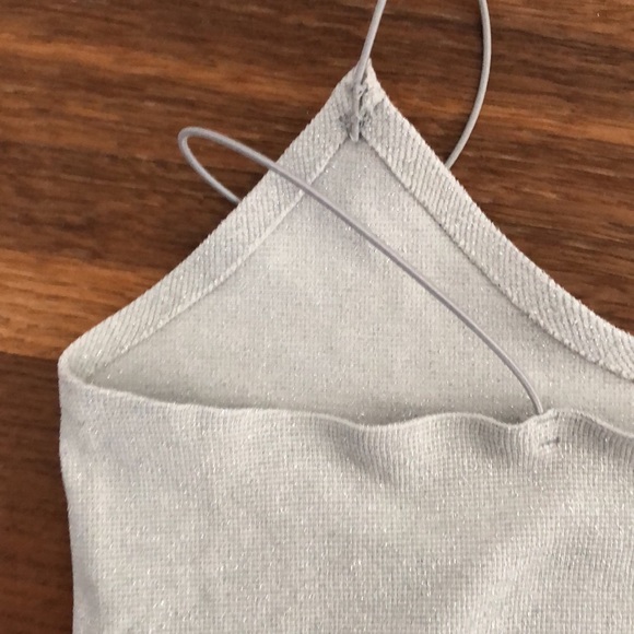 Grey thin strap crop top - dynamite - Picture 3 of 4